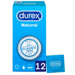 Preservativos Durex Natural Plus 12 Uds.