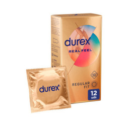 Preservativos Durex Real Feel Sin Latex 12 Uds.