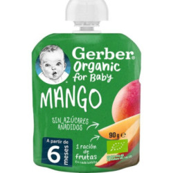 Gerber Organic Mango 1 Pouch 90 Gr.