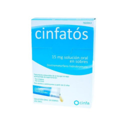 Cinfatos 15 mg 18 sobres solucion oral