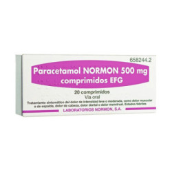 Paracetamol normon efg 500 mg 20 comprimidos