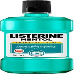 Listerine Mentol 500 Ml.+250 Ml Aht ***
